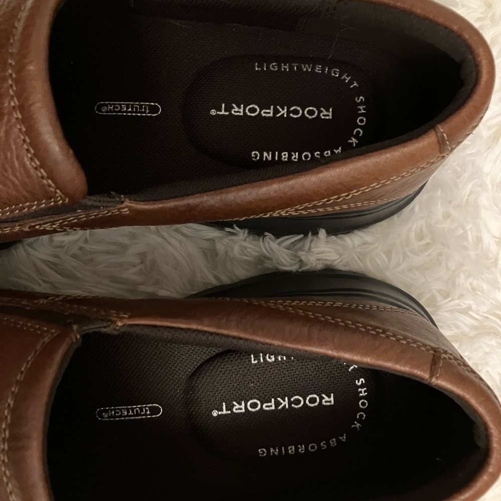 Rockport Junction Point Men's Brown Slip-on shoes - Picture 2 of 8